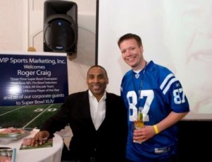 2010 Celebrity Guest Roger Craig with VIP Guests  